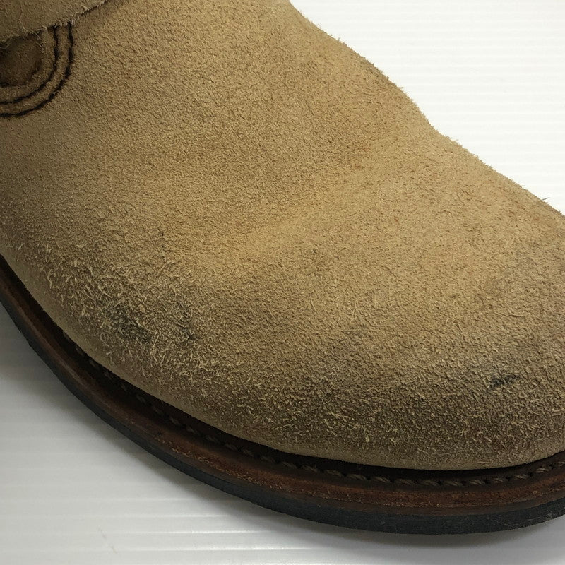 【中古品】【メンズ】 RED WING レッドウィング ENGINEER BOOTS 8268 エンジニアブーツ シューズ 靴 164-250704-yy-09-tag サイズ：25cm/US7D カラー：ベージュ 万代Net店