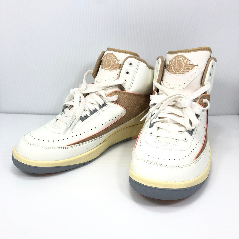 【中古品】【メンズ】 NIKE ナイキ WMNS AIR JORDAN 2 RETRO DX4400-118 ウィメンズ エア ジョーダン 2 レトロ スニーカー 靴 160-250530-yy-03-tag サイズ：27cm/US10 カラー：SAIL/DESERT-SUNSET HAZE-MUSLIN 万代Net店