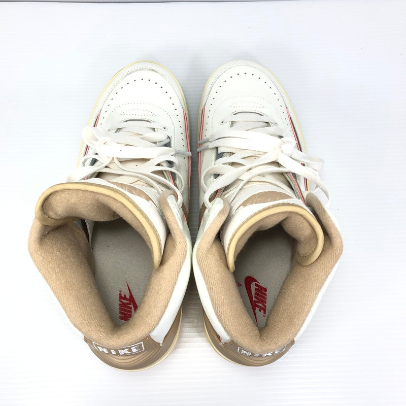 【中古品】【メンズ】 NIKE ナイキ WMNS AIR JORDAN 2 RETRO DX4400-118 ウィメンズ エア ジョーダン 2 レトロ スニーカー 靴 160-250530-yy-03-tag サイズ：27cm/US10 カラー：SAIL/DESERT-SUNSET HAZE-MUSLIN 万代Net店