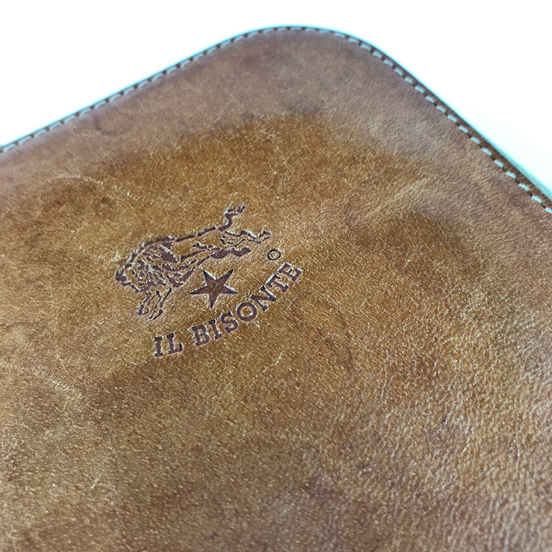 【中古品】【メンズ】 IL BISONTE イルビゾンテ ラウンドファスナー ロングウォレット 長財布 200-250601-na-10-tag カラー：ブラウン 万代Net店