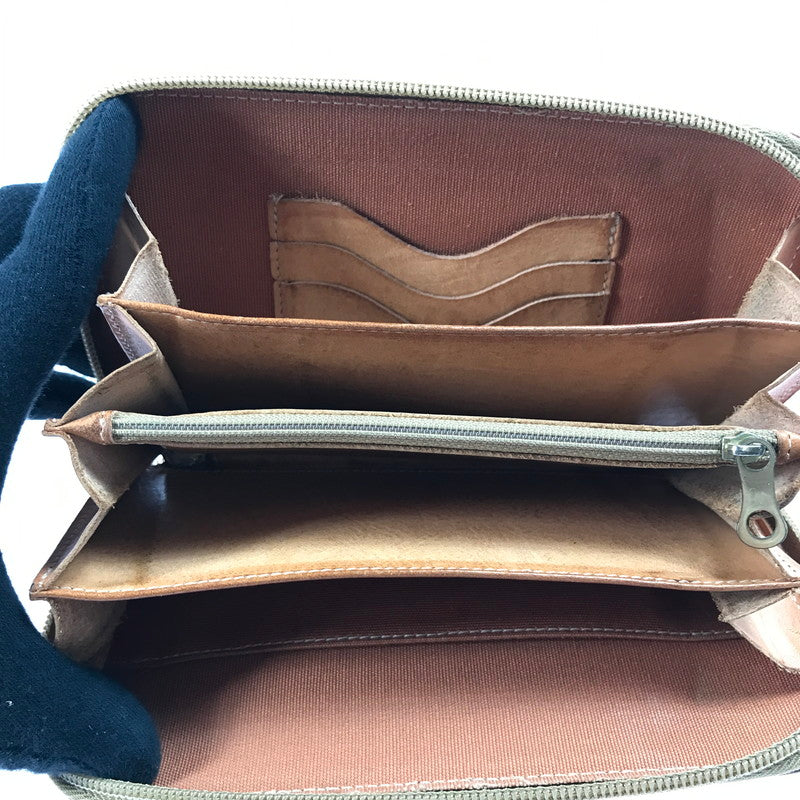 【中古品】【メンズ】 IL BISONTE イルビゾンテ ラウンドファスナー ロングウォレット 長財布 200-250601-na-10-tag カラー：ブラウン 万代Net店
