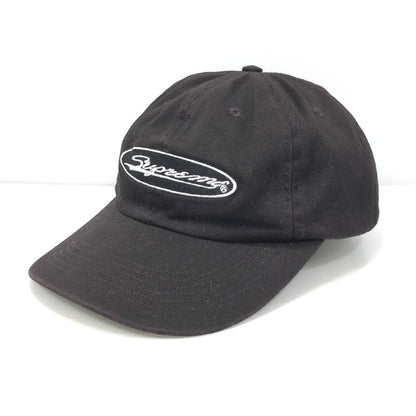 【中古品】【メンズ】 Supreme シュプリーム OVAL 6-PANEL オーバル 6パネル キャップ 帽子 185-250810-na-08-tag サイズ：F カラー：ブラック(ブラウン寄り) 万代Net店