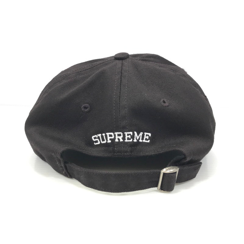 【中古品】【メンズ】 Supreme シュプリーム OVAL 6-PANEL オーバル 6パネル キャップ 帽子 185-250810-na-08-tag サイズ：F カラー：ブラック(ブラウン寄り) 万代Net店