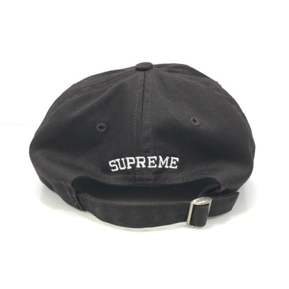 【中古品】【メンズ】 Supreme シュプリーム OVAL 6-PANEL オーバル 6パネル キャップ 帽子 185-250810-na-08-tag サイズ：F カラー：ブラック(ブラウン寄り) 万代Net店