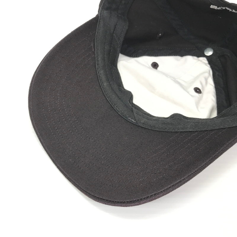 【中古品】【メンズ】 Supreme シュプリーム OVAL 6-PANEL オーバル 6パネル キャップ 帽子 185-250810-na-08-tag サイズ：F カラー：ブラック(ブラウン寄り) 万代Net店