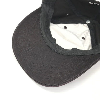 【中古品】【メンズ】 Supreme シュプリーム OVAL 6-PANEL オーバル 6パネル キャップ 帽子 185-250810-na-08-tag サイズ：F カラー：ブラック(ブラウン寄り) 万代Net店