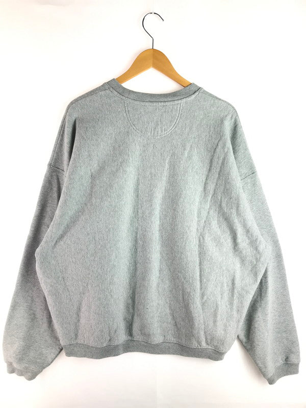 【中古品】【メンズ】 STUSSY ステューシー RELAXED OVERSIZED CREW 118487 リラックス オーバーサイズ クルーネックスウェット ロゴ トレーナー 142-250528-hi-09-tag サイズ：XL カラー：グレー 万代Net店