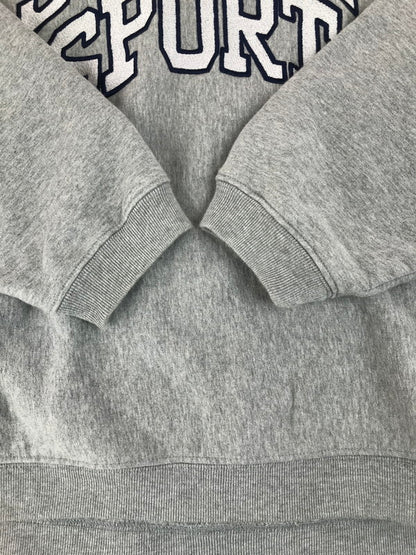 【中古品】【メンズ】 STUSSY ステューシー RELAXED OVERSIZED CREW 118487 リラックス オーバーサイズ クルーネックスウェット ロゴ トレーナー 142-250528-hi-09-tag サイズ：XL カラー：グレー 万代Net店