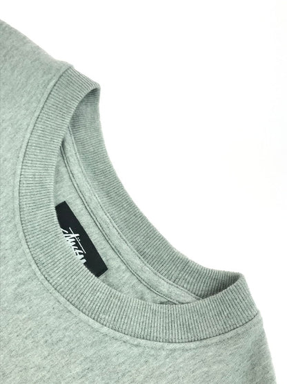 【中古品】【メンズ】 STUSSY ステューシー RELAXED OVERSIZED CREW 118487 リラックス オーバーサイズ クルーネックスウェット ロゴ トレーナー 142-250528-hi-09-tag サイズ：XL カラー：グレー 万代Net店