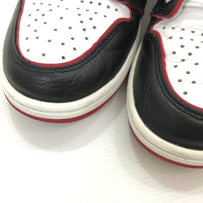 【中古品】【メンズ】 NIKE ナイキ AIR JORDAN 1 RETRO HIGH OG 555088-062 エアジョーダン 1 レトロ ハイ オリジナル スニーカー 靴 160-250527-yy-24-tag サイズ：27cm/US9 カラー：BLACK/GYM RED-WHITE 万代Net店