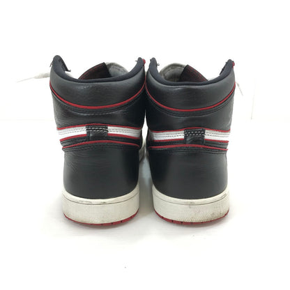 【中古品】【メンズ】 NIKE ナイキ AIR JORDAN 1 RETRO HIGH OG 555088-062 エアジョーダン 1 レトロ ハイ オリジナル スニーカー 靴 160-250527-yy-24-tag サイズ：27cm/US9 カラー：BLACK/GYM RED-WHITE 万代Net店