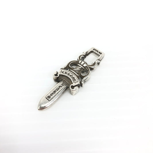 【中古品】【メンズ】 CHROME HEARTS クロムハーツ DAGGER PENDANT #10 ダガー #10 ペンダントトップ アクセサリー 190-250527-yy-13-tag カラー：シルバー 万代Net店