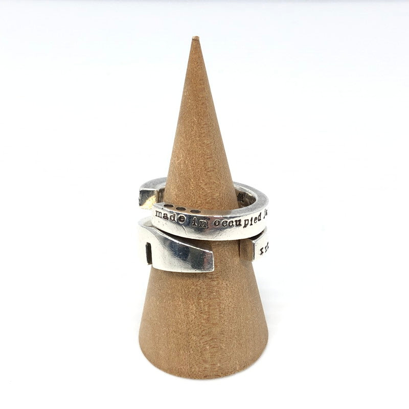 【中古品】【メンズ】 JAM HOME MADE ジャムホームメイド 2連リング SV 日本製 指輪 アクセサリー 192-250527-yy-19-tag カラー：シルバー 万代Net店