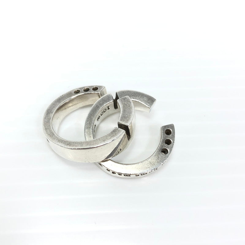 【中古品】【メンズ】 JAM HOME MADE ジャムホームメイド 2連リング SV 日本製 指輪 アクセサリー 192-250527-yy-19-tag カラー：シルバー 万代Net店