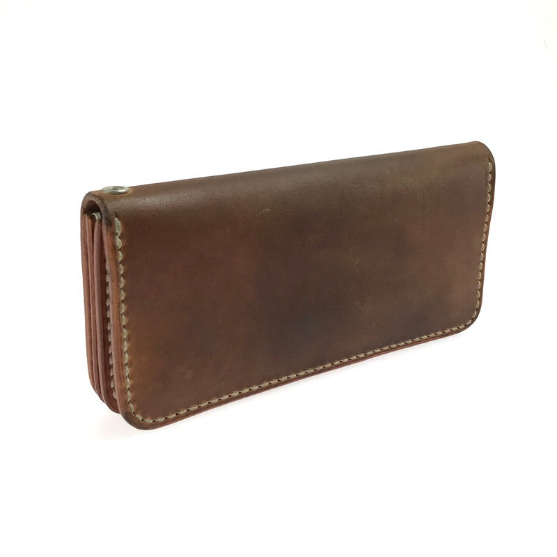 【現状渡し品】【メンズ】 BEAD-YA ビーズ屋公ちゃん LONG WALLET ロングウォレット 二つ折り 長財布 200-250604-na-01-tag カラー：ブラウン 万代Net店