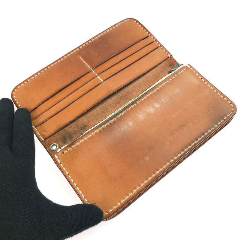 【現状渡し品】【メンズ】 BEAD-YA ビーズ屋公ちゃん LONG WALLET ロングウォレット 二つ折り 長財布 200-250604-na-01-tag カラー：ブラウン 万代Net店