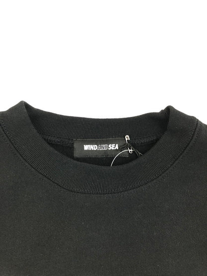 【中古品】【メンズ】 WIND AND SEA ウィンダンシー SURF MICKEY CREW NECK SWEAT WDS-C-DSN-24-Q2-03 サーフミッキー クルーネックスウェット トレーナー トップス 142-250622-rt-08-tag サイズ：L カラー：ブラック 万代Net店
