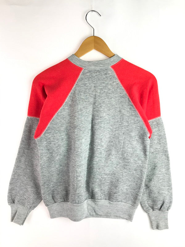 【中古品】【メンズ】 USED USA製 70S アメリカ製 70年代 ラグランスリーブクルーネックスウェット トレーナー トップス 146-250530-ki-02-tag サイズ：S カラー：グレー 万代Net店