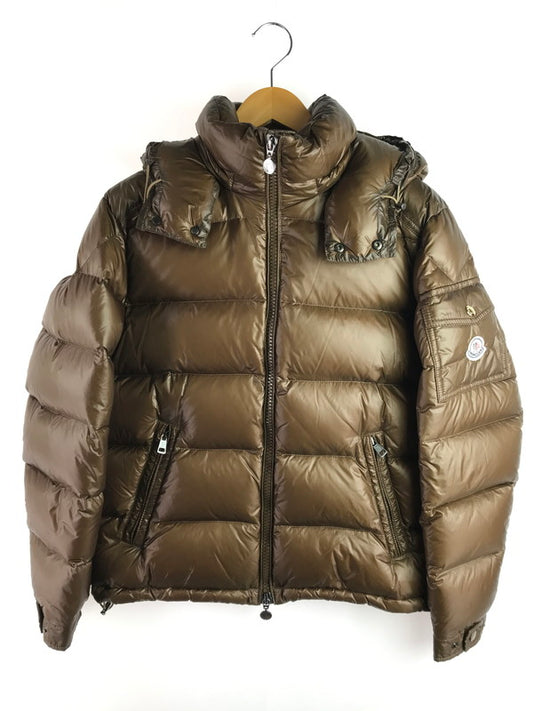 【中古品】【メンズ】 MONCLER モンクレール BEAMS ビームス 35周年記念限定モデル MAYA GIUBBOTTO DOWN JACKET 112-091-40366-05 マヤジュボットダウンジャケット アウター 141-250530-ki-08-tag サイズ：1 カラー：ライトブラウン 万代Net店