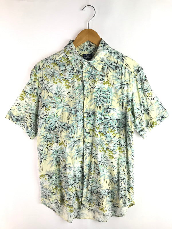 【中古品】【メンズ】 STUSSY ステューシー 90's S/S SHIRT 90年代 ショートスリーブシャツ 総柄 半袖シャツ 紺タグ USA製 142-250528-hi-02-tag サイズ：M カラー：マルチカラー 万代Net店