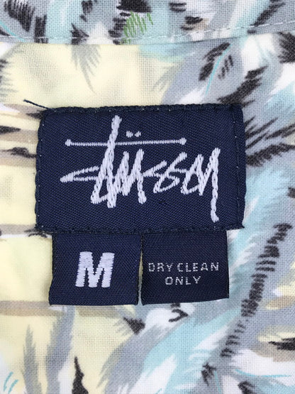 【中古品】【メンズ】 STUSSY ステューシー 90's S/S SHIRT 90年代 ショートスリーブシャツ 総柄 半袖シャツ 紺タグ USA製 142-250528-hi-02-tag サイズ：M カラー：マルチカラー 万代Net店