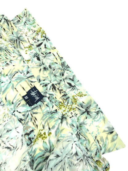 【中古品】【メンズ】 STUSSY ステューシー 90's S/S SHIRT 90年代 ショートスリーブシャツ 総柄 半袖シャツ 紺タグ USA製 142-250528-hi-02-tag サイズ：M カラー：マルチカラー 万代Net店