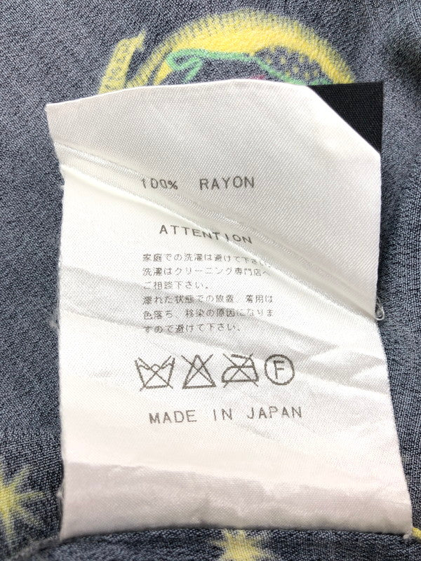 【中古品】【メンズ】 RUDE GALLERY ルード ギャラリー MARIA PRINT ALOHA SHIRT 0001807 マリア柄 アロハシャツ 開襟シャツ トップス 142-260509-rt-07-tag サイズ：3 カラー：ブラック 万代Net店