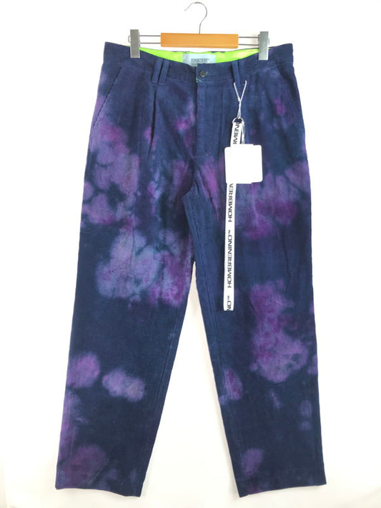 【中古美品】【メンズ】 Hombre Nino オンブレニーニョ 24FW TIE DYE CORDUROY PANTS HN0242-PT0003 タイダイコーデュロイパンツ 151-250530-hi-05-tag サイズ：L カラー：パープル 万代Net店