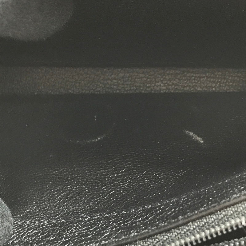 【中古品】【レディース】 YVES SAINT LAURENT イヴ・サンローラン ラウンドファスナー ロングウォレット 352904 長財布 181-250601-na-06-tag カラー：ブラック 万代Net店