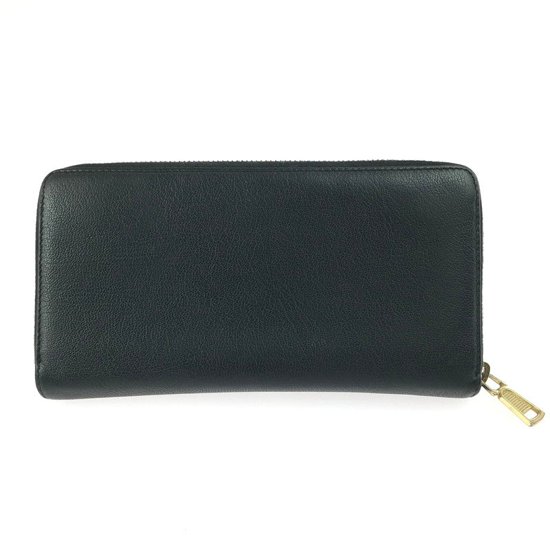 【中古品】【レディース】 YVES SAINT LAURENT イヴ・サンローラン ラウンドファスナー ロングウォレット 352904 長財布 181-250601-na-06-tag カラー：ブラック 万代Net店