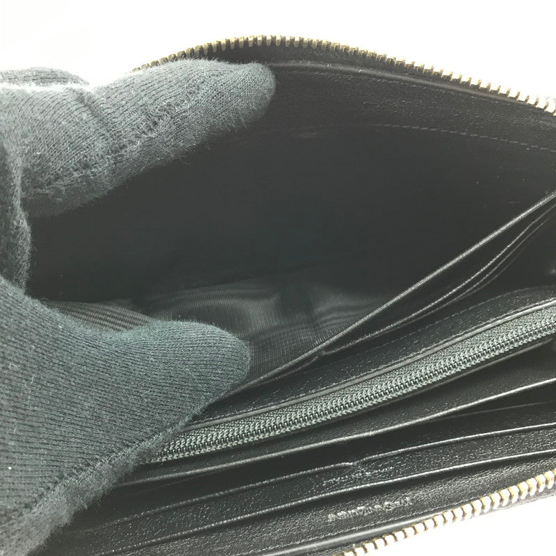 【中古品】【レディース】 YVES SAINT LAURENT イヴ・サンローラン ラウンドファスナー ロングウォレット 352904 長財布 181-250601-na-06-tag カラー：ブラック 万代Net店