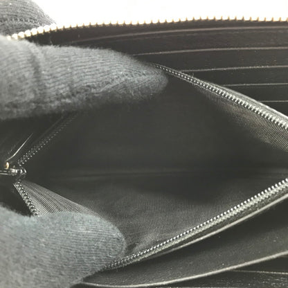 【中古品】【レディース】 YVES SAINT LAURENT イヴ・サンローラン ラウンドファスナー ロングウォレット 352904 長財布 181-250601-na-06-tag カラー：ブラック 万代Net店