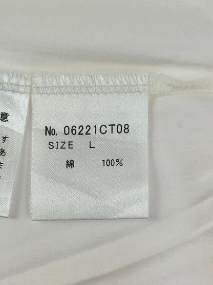 【中古美品】【メンズ】 HYSTERIC GLAMOUR ヒステリックグラマー × THE ROLLING STONES コラボ セプテンバー ショートスリーブTシャツ 06221CT08 XXX 140-250622-rt-01-tag サイズ：L カラー：ホワイト 万代Net店