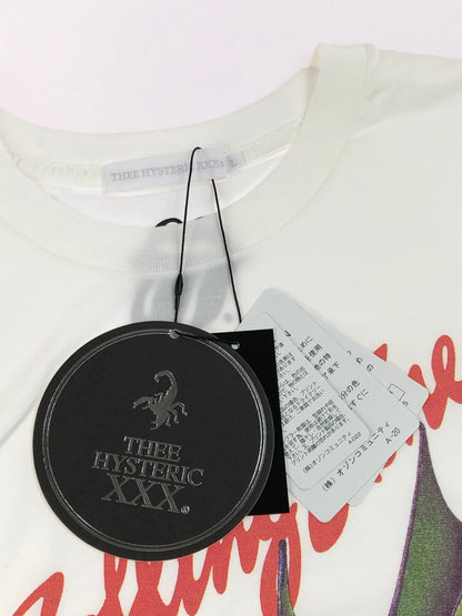 【中古美品】【メンズ】 HYSTERIC GLAMOUR ヒステリックグラマー × THE ROLLING STONES コラボ セプテンバー ショートスリーブTシャツ 06221CT08 XXX 140-250622-rt-01-tag サイズ：L カラー：ホワイト 万代Net店