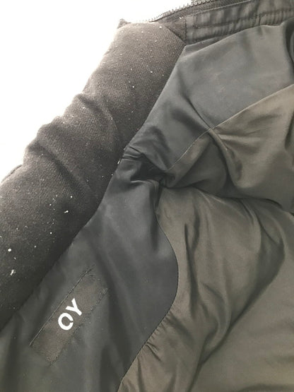 【現状渡し品】【メンズ】 OY オーワイ LOGO SHIRRING PADDING ロゴ シャーリング 中綿 ジャケット アウター 141-260918-rt-05-tagh サイズ：不明 下記参照 カラー：ブラック 万代Net店
