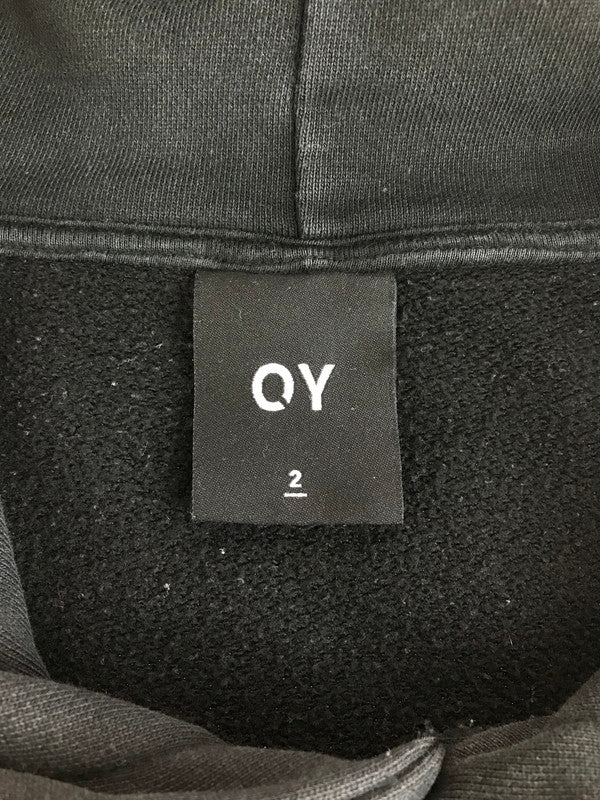 【中古品】【メンズ】 OY オーワイ HOLOGRAM FLOWER HOODIE ホログラム フラワー フーディー パーカー トップス 141-251025-rt-08-tag サイズ：2 カラー：ブラック 万代Net店
