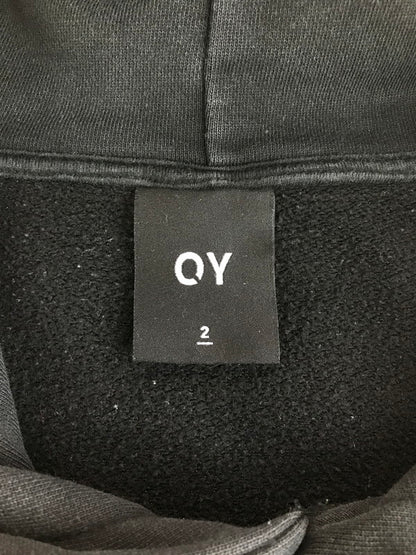 【中古品】【メンズ】 OY オーワイ HOLOGRAM FLOWER HOODIE ホログラム フラワー フーディー パーカー トップス 141-251025-rt-08-tag サイズ：2 カラー：ブラック 万代Net店