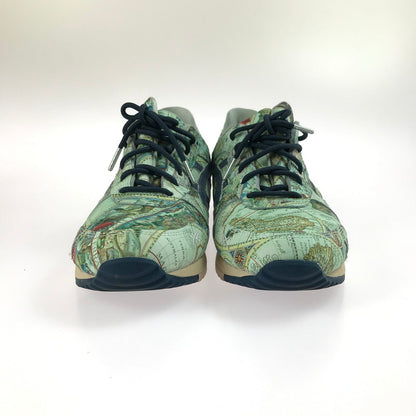 【中古美品】【メンズ】 asics アシックス × ATMOS アトモス コラボ GEL-LYTE III OG 1201A856.300 ゲルライト スリー スニーカー 靴 162-250603-yy-08-tag サイズ：28.5cm/US11 カラー："AGED MAP"ICE GREEN/MIDNIGHT BLUE 万代Net店