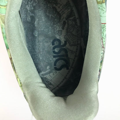 【中古美品】【メンズ】 asics アシックス × ATMOS アトモス コラボ GEL-LYTE III OG 1201A856.300 ゲルライト スリー スニーカー 靴 162-250603-yy-08-tag サイズ：28.5cm/US11 カラー："AGED MAP"ICE GREEN/MIDNIGHT BLUE 万代Net店