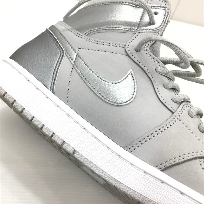 【中古品】【メンズ】 NIKE ナイキ AIR JORDAN 1 HIGH OG CO JP DC1788-029 エアジョーダン 1 ハイ OG スニーカー 靴 160-250527-yy-25-tag サイズ：28cm/US10 カラー：NEUTRAL GREY/WHITE-METALLIC SILVER 万代Net店