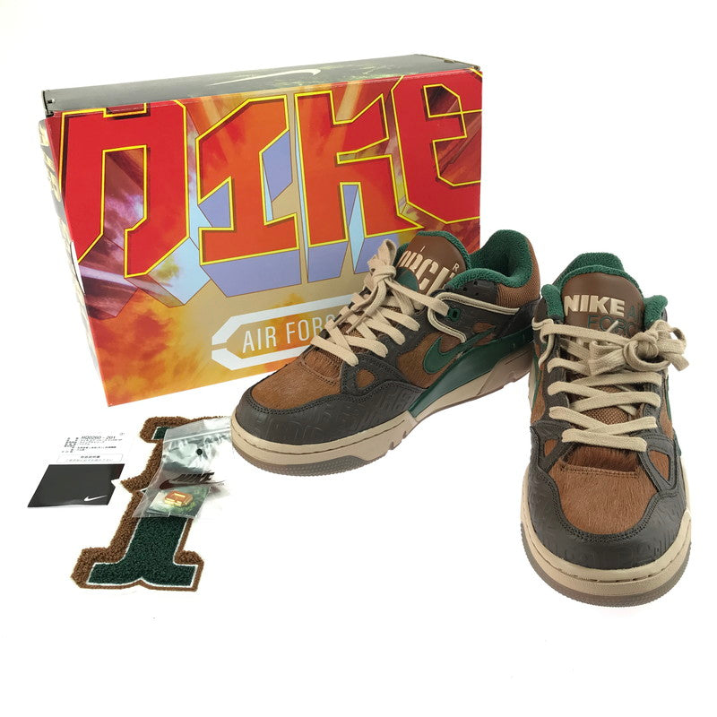【中古美品】【メンズ】 NIKE ナイキ × NIGOR ニゴー コラボ AIR FORCE 3 LOW SP HQ0260-201 エア フォース 3 ロー SP スニーカー 靴 160-250603-yy-17-tag サイズ：28cm/US10 カラー：BAROQUE BROWN/FIR-HEMP-PECAN 万代Net店