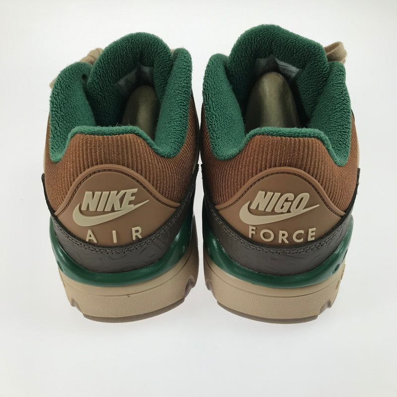 【中古美品】【メンズ】 NIKE ナイキ × NIGOR ニゴー コラボ AIR FORCE 3 LOW SP HQ0260-201 エア フォース 3 ロー SP スニーカー 靴 160-250603-yy-17-tag サイズ：28cm/US10 カラー：BAROQUE BROWN/FIR-HEMP-PECAN 万代Net店