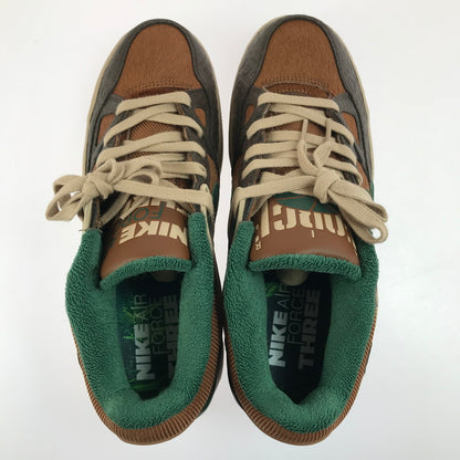 【中古美品】【メンズ】 NIKE ナイキ × NIGOR ニゴー コラボ AIR FORCE 3 LOW SP HQ0260-201 エア フォース 3 ロー SP スニーカー 靴 160-250603-yy-17-tag サイズ：28cm/US10 カラー：BAROQUE BROWN/FIR-HEMP-PECAN 万代Net店