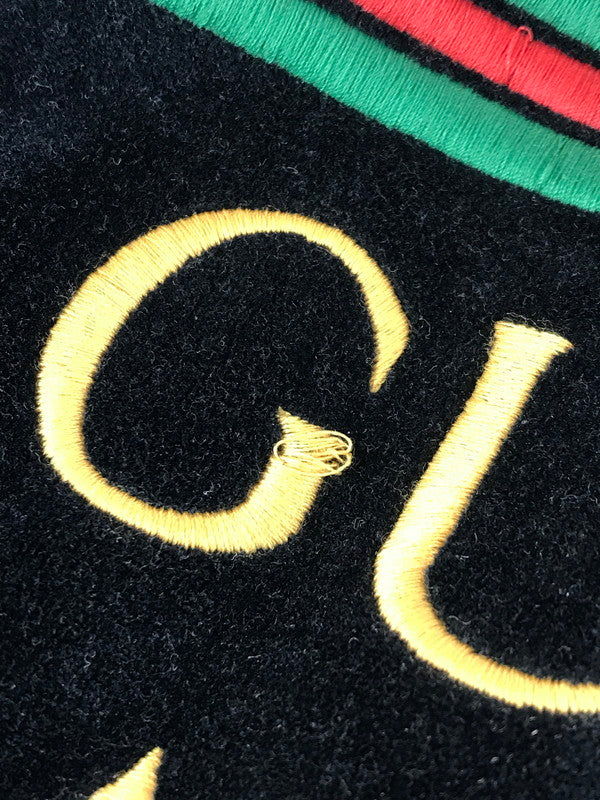 【中古品】【メンズ】 GUCCI グッチ 20SS VELOUR OVERSIZE CHENILLE JACKET BLACK 595533 ベロア オーバーサイズ シェニール ジャケット アウター 141-251203-rt-01-tag サイズ：S カラー：ブラック 万代Net店