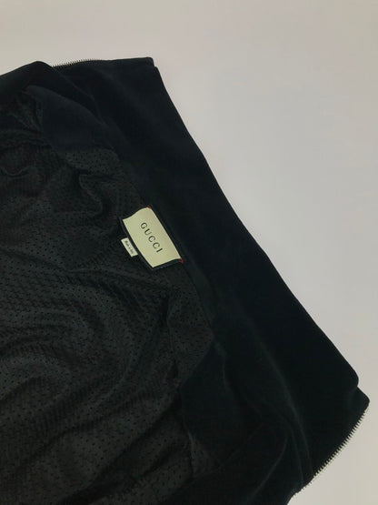 【中古品】【メンズ】 GUCCI グッチ 20SS VELOUR OVERSIZE CHENILLE JACKET BLACK 595533 ベロア オーバーサイズ シェニール ジャケット アウター 141-251203-rt-01-tag サイズ：S カラー：ブラック 万代Net店