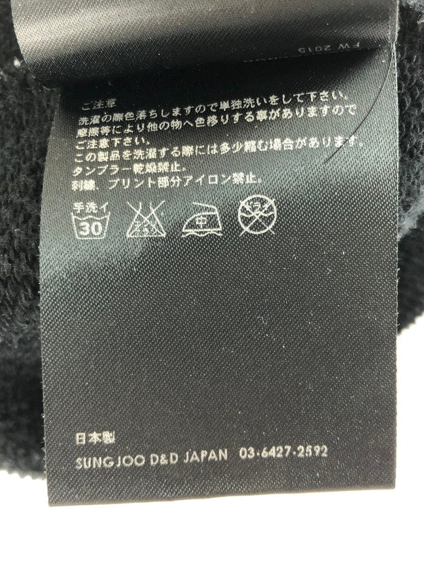 【中古品】【メンズ】 GRAPHIC SWEATSHIRTS グラフィック スウェット トレーナー 140-260107-na-03-tag サイズ：38/M カラー：ブラック 万代Net店