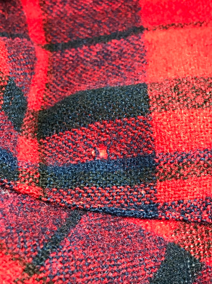 【中古品】【メンズ】 PENDLETON ペンドルトン 70’S WOOL CHECK SHIRT 70年代 ウールチェックシャツ 長袖シャツ トップス 146-250604-ki-05-tag カラー：レッド 万代Net店