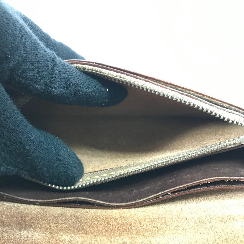 【現状渡し品】【メンズ】 SAAD サード LEATHER LONG WALLET レザー ロングウォレット 長財布 191-250601-na-07-tag カラー：ブラウン 万代Net店