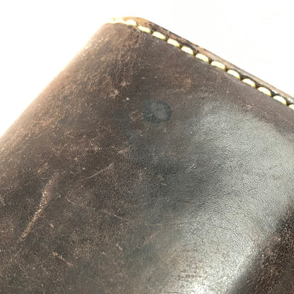 【現状渡し品】【メンズ】 SAAD サード LEATHER LONG WALLET レザー ロングウォレット 長財布 191-250601-na-07-tag カラー：ブラウン 万代Net店