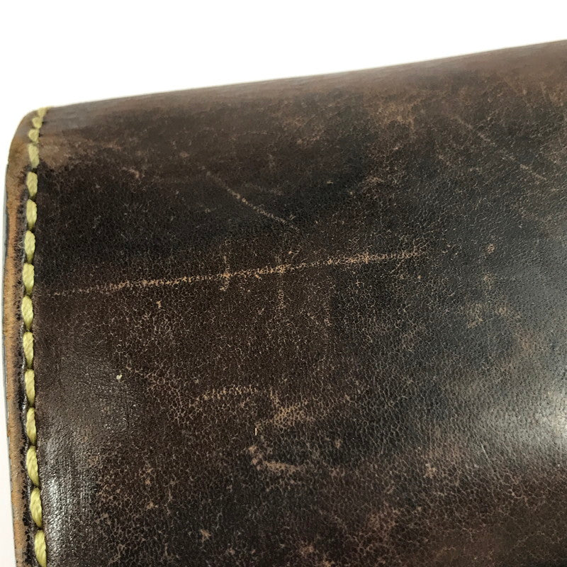 【現状渡し品】【メンズ】 SAAD サード LEATHER LONG WALLET レザー ロングウォレット 長財布 191-250601-na-07-tag カラー：ブラウン 万代Net店